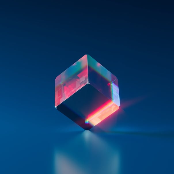 Illuminated cube